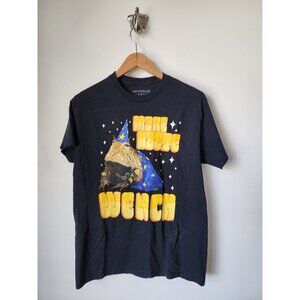 Spencer's Hollandaize Art black toad wizard short sleeve T-shirt M